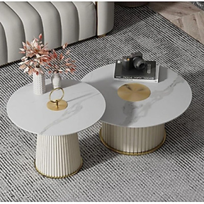 Bàn Sofa Tròn Đôi Nhập Khẩu Tundo HHP-BSF903-08 Cao Cấp