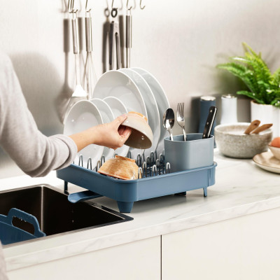 Dụng cụ đựng chén dĩa Joseph Joseph Trắng/Xanh JJ003123, giúp tiết kiệm không gian bếp và làm không gian bếp của bạn trở nên gọn gàng và ngăn nắp hơn rất nhiều