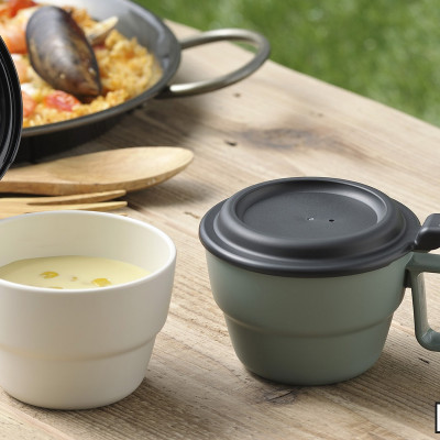 Cốc uống nước Inomata có nắp đậy an toàn giúp giữ gìn vệ sinh cốc & đồ uống bên trong - nội địa Nhật Bản