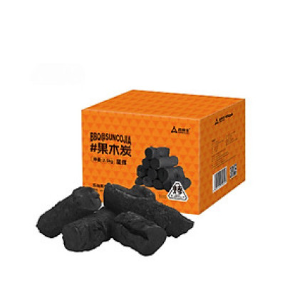 Hộp than củi 2.5kg ít khói chuyên dùng nướng BBQ, nướng thịt, tiện lợi, an toàn, không mùi