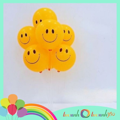 Bong bóng trang trí tiệc xinh hình mặt cười size 10
