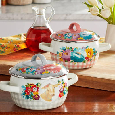  Set 2 nồi hầm mini The Pioneer Woman Hàng chính hãng