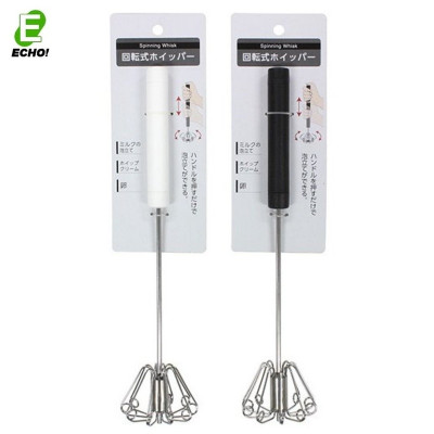 Dụng cụ đánh trứng ấn xoay tiện lợi Echo 26cm - Hàng nội địa Nhật Bản nhập khẩu chính hãng