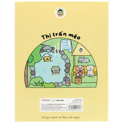 Giấy Kê Tay Thị Trấn Mèo - The Sun - Màu Cam