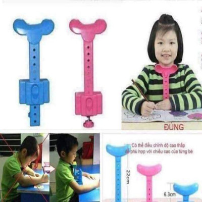 Giá Đỡ Chống Cận Thị, Chống Cằm Cho Bé Ngồi Học Đỡ Cong Vẹo Cột Sống, Điều Chỉnh Được Độ Cao
