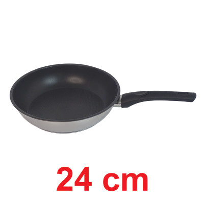 Bộ nồi inox , bộ nồi chảo Fivestar 4 chiếc nắp kính , tặng 2 vá canh, inox 430, dùng được bếp từ , gas, hồng ngoại