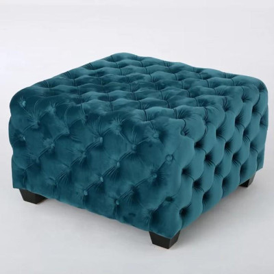 Ghế sofa đôn vuông vải nhung Juno Sofa HFC-GDV04-0.73 cao cấp