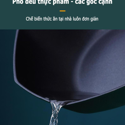 Chảo chống dính Kata CX32 dạng sâu lòng Sao Hồi siêu lớn 32cm, tráng mịn, không kén bếp, sử dụng được với bếp từ, hàng chính hãng