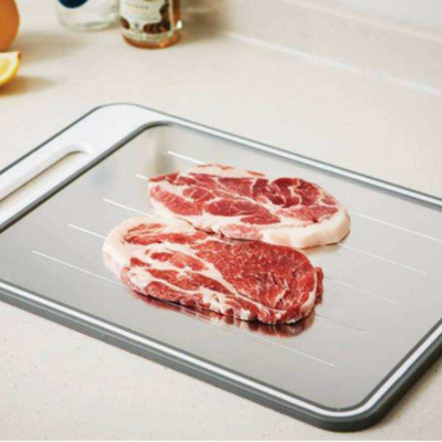 Thớt rã đông LocknLock CSC411, Hàng chính hãng, mặt nhôm rã đông, mặt nhựa kháng khuẩn - JoyMall