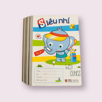 TUANVIET BOOKS-Combo 10 quyển vở Ô ly Siêu nhí 80 trang ĐL 100 Hàng cao cấp 6 sao (Giao mẫu bìa ngẫu nhiên)