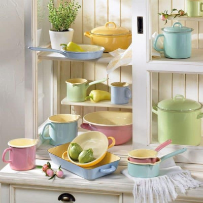 Thố Nướng Riess Classic 0434-006 32x19cm Pink hàng chính hãng