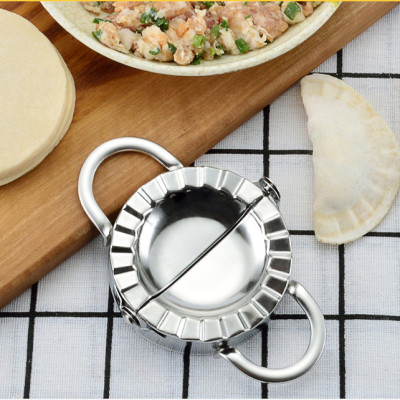 Khuôn làm bánh há cảo - Khuôn làm bánh xếp có thể dùng làm khuôn bánh bộc lọc chất liệu inox bền đẹp cao cấp - Hàng chính hãng