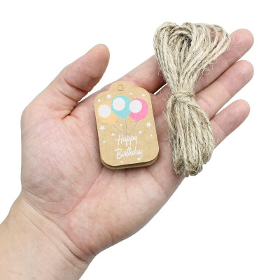 Dây Treo Trang Trí Kraft - Teenage 02 - Happy Birthday