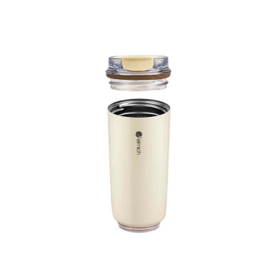 Ly giữ nhiệt inox 304 Elmich EL8300 dung tích 420ml, Hàng chính hãng, chống rò rỉ, nắp dạng bật - JoyMall