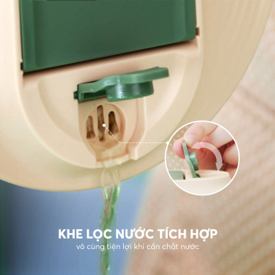 Bát úp mì inox 304 Elmich EL8314 dung tích 1.35L, Hàng chính hãng, có tay cầm, tích hợp lỗ thông hơi - JoyMall