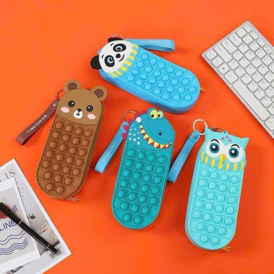 Hộp Đựng Bút Popit Hoạ Tiết Dễ Thương Cho Bé – Hộp Bút Silicon Bấm Nhạy Có Tiếng Kêu - HÀNG CHÍNH HÃNG MINIIN