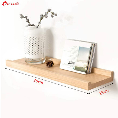 Kệ gỗ treo tường, kệ gỗ trang trí Anzzar nhiều kích thước