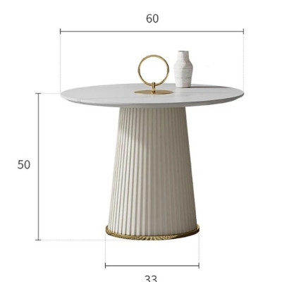 Bàn Sofa Tròn Đôi Nhập Khẩu Tundo HHP-BSF903-08 Cao Cấp