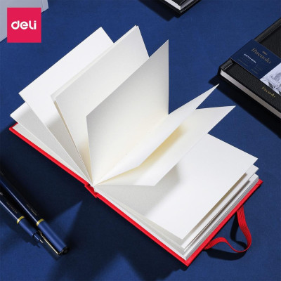 Sổ Tay Bìa Da A5 B5 160gsm 80 Trang Cao Cấp BST Finenolo Deli - Chống Nước Làm Quà Tặng Sang Trọng - Phù Hợp Làm Sổ Kế Hoạch Planner, Nhật Kí, Tập Vở Ghi Chép Bullet Journal - EC284 / EC285