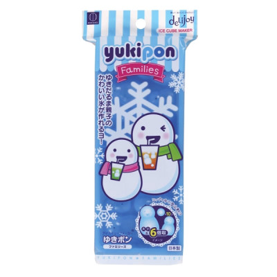 Khay làm đá hình người tuyết Yukipon , khuôn hình ngộ nghĩnh đáng yêu thích hợp cho nhiều mục đích sử dụng - nội địa Nhật Bản