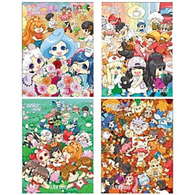 Tập Lớp Học Mật Ngữ - 100 Trang - Kẻ Ngang (4 Mẫu Bìa Ngẫu Nhiên Trong 1 Lốc Tập)