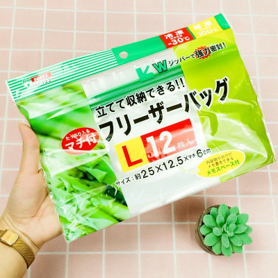 Combo 02 Set túi Zip bảo quản thực phẩm - Nội địa Nhật Bản
