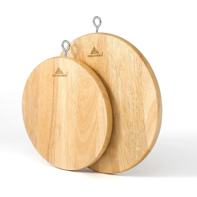 Thớt gỗ cao su tự nhiên PHUSANG không chất bảo quản, chống ẩm mốc dùng trong nhà hàng và khách sạn