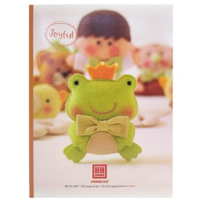 Vở Class Joyful - 4 Ly Ngang 200 Trang ĐL 80g/m2 - Hồng Hà 0422 (Mẫu Màu Giao Ngẫu Nhiên)