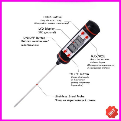 Nhiệt kế que TP101 đo nước, sữa, thực phẩm