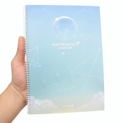 Sổ Lò Xo Toán Học - Morning Glory 10233-87195 - Màu Xanh Dương