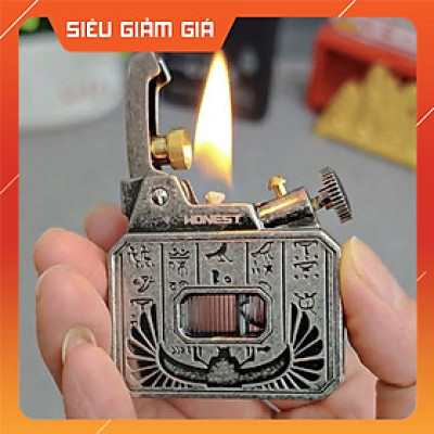 Vỏ Hột Quẹt Bật Lửa Xăng Đá Honest BCZ849-1 Lộ Thiên Đánh Lửa Tự Động -Nhiều Màu