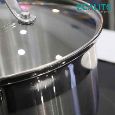 Bộ nồi inox 3 đáy E-Series Ecalite RW-3006SS - Hàng Chính Hãng