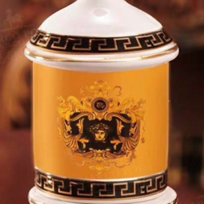 Lọ đựng tăm sứ hoa văn cổ điển sang trọng - ANTH487 ( Giao ngẫu nhiên )