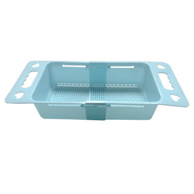 Rổ Nhựa Gác Bồn Rửa Chén Rút Gọn Điều Chỉnh Kích Thước Linh Hoạt Giao Màu Ngẫu Nhiên