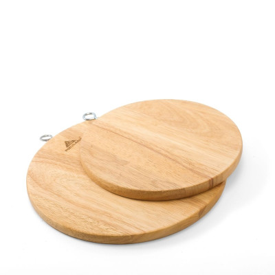 Thớt gỗ cao su tự nhiên PHUSANG không chất bảo quản, chống ẩm mốc dùng trong nhà hàng và khách sạn