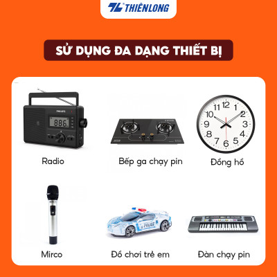 Lốc 2 Pin đại D Thiên Long Flexio BAC-R20/2