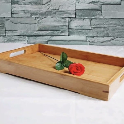 BỘ ẤM CHÉN PHA TRÀ THỦY TINH TAY GỖ KÈM KHAY TRE - ANTH680