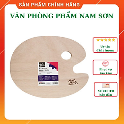 Khay Đựng Màu Gỗ MONT MARTE Oval 30x38cm