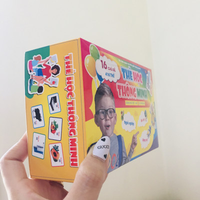 Bộ Thẻ Học Thông Minh 416 Thẻ 16 chủ đề (Song ngữ Việt Anh)