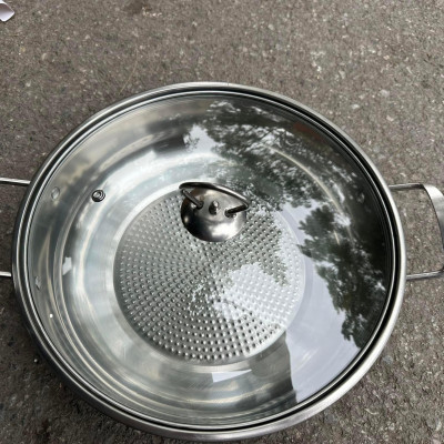 Nồi Lẩu Thái ORKIN 3 Đáy iNOX 304 và nồi lẩu 1 đáy Đường Kính 30Cm, Sử Dụng Các Loại Bếp