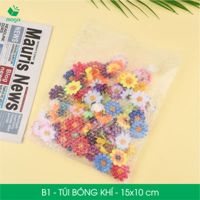 B1 - 15x10 cm - 100 Túi bóng khí chống sốc đóng hàng - Túi gói hàng, bọc chống sốc, xốp chống sốc