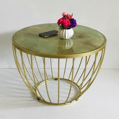 Bàn trà chén BTMSF8 Juno Sofa mặt kính cường lực mẫu mới 