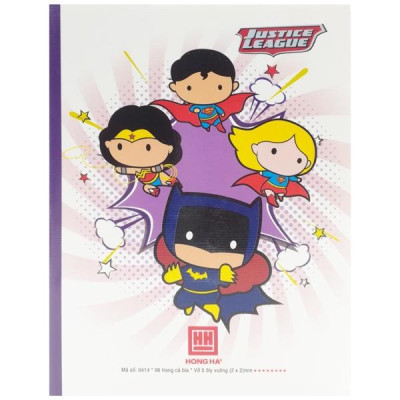 Combo 5 Vở Class Super DC - 5 Ô Ly 96 Trang ĐL 120g/m2 - Hồng Hà (Mẫu Màu Giao Ngẫu Nhiên)
