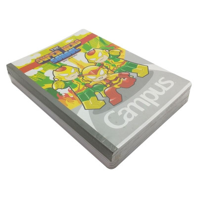 Vở Super Hero School - B5 4 Ô Ly 48 Trang ĐL 80g/m2 - Campus NB-BSHS48 (Mẫu Màu Giao Ngẫu Nhiên)