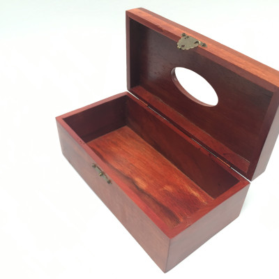 Hộp đựng giấy ăn gỗ Hương cao cấp - Mian .vn ( hình thật )