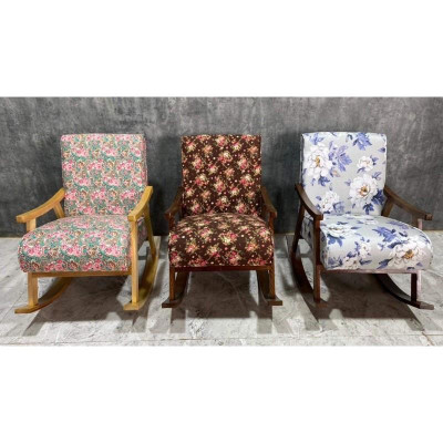 Hàng HOT GIÁ SỈ Ghế bập bênh thư giãn sofa hoa nhí siêu đẹp ( tặng kèm 1 gối ôm cute)