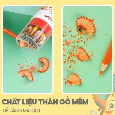Hộp 12 Bút Chì Màu Kèm Chuốt Chì - Thiên Long CPC-C020