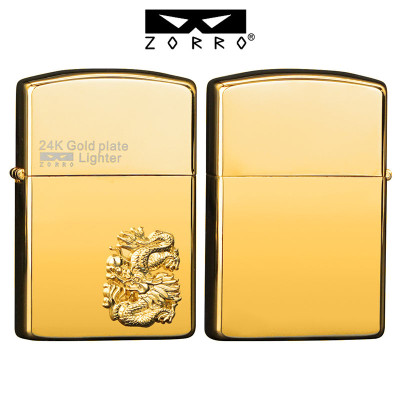 Vỏ Hột Quẹt Bật Lửa Xăng Đá Zorro Z24K Ôp Nổi Họa Tiết 12 Con Giáp Cực Đẹp - Nhiều Hình