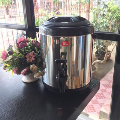 Bình ủ trà sữa nóng lạnh 3 lớp các cỡ 6 lít