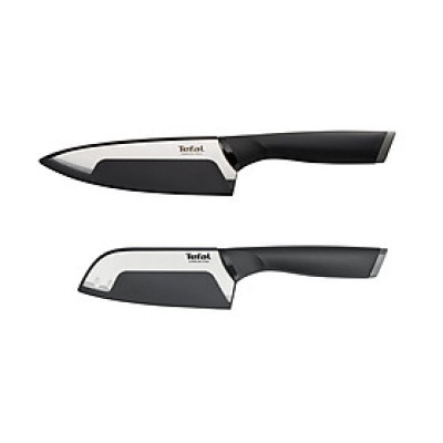 Bộ dao Tefal Comfort K221S244 15cm và 12cm - Cầm nắm thoải mái - Vỏ bảo vệ an toàn - Hàng chính hãng